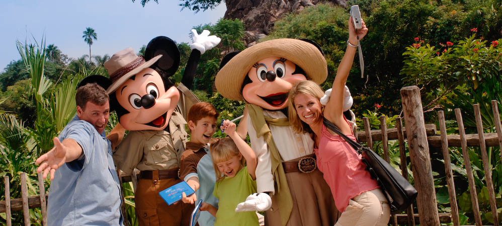 Character Greetings Around the Park