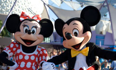 Character Greetings Around Epcot Theme Park