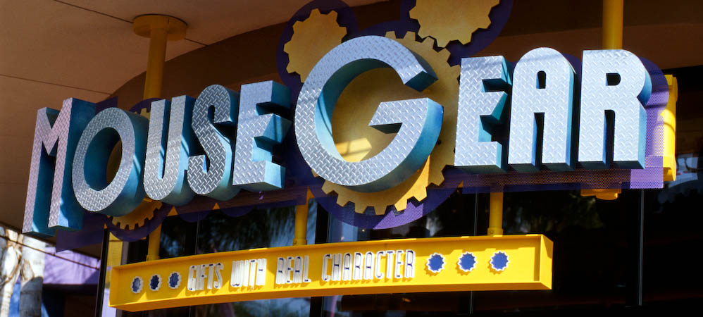 Mouse Gear Entrance Sign