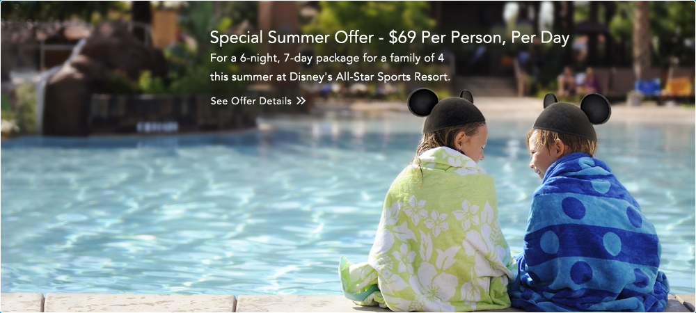 Special Summer Offer - $69 Per Person, Per Day