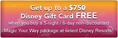 Disney Gift Card Offer