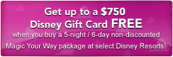 Disney Gift Card Offer