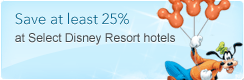 Save at least 30% at select Disney Resort hotels