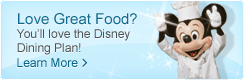 Love Great Food? You&rsquo;ll love the Disney Dining Plan!