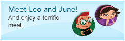 Meet Leo and June! And enjoy a terrific meal.